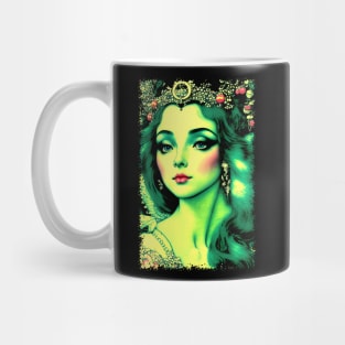 Berry Crown Princess Psychedelic Nouveau Art Mug